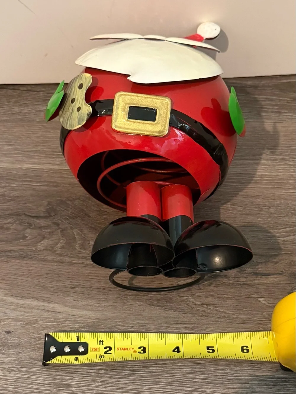 Festive Bouncy Red Santa Figurine- NWOT